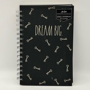 Rae Dunn Mr. Dunn DREAM BIG. Key (Kraft) Hard Cover Spiral Notebook